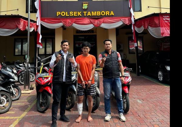Sehari Bisa Curi 5 Sepeda Motor, Residivis Curanmor Asal Lampung Dilumpuhkan Polsek Tambora