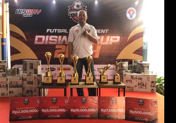 Turnamen Futsal Disway Cup 2024 Jadi Ajang Mempererat Tali Silaturahmi Wartawan