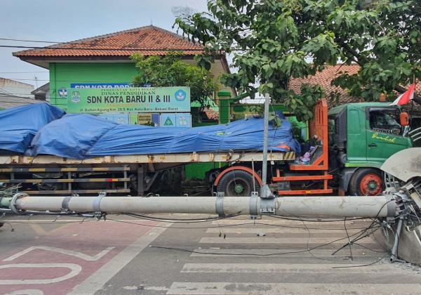 KNKT Sudah Periksa Pengendara, Ternyata Ini Penyebab Kecelakaan Truk Kontainer di Bekasi