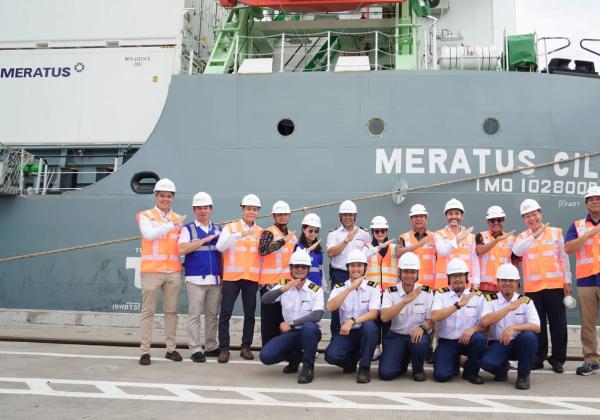 Potensi Menjanjikan, MV Cilegon Milik Meratus Sandar Perdana di TTL