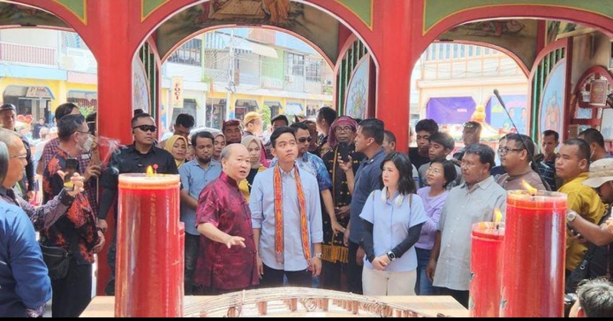 Kunjungi Singkawang, Gibran: Tolerasi di Sana Luar Biasa, Bisa Jadikan Percontohan 