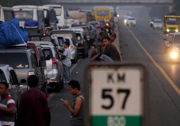 Info Mudik, Sistem Satu Arah Ditiadakan di Tol Jakarta-Cikampek, Mulai KM 47 Sampai KM 70 Berlaku Contraflow