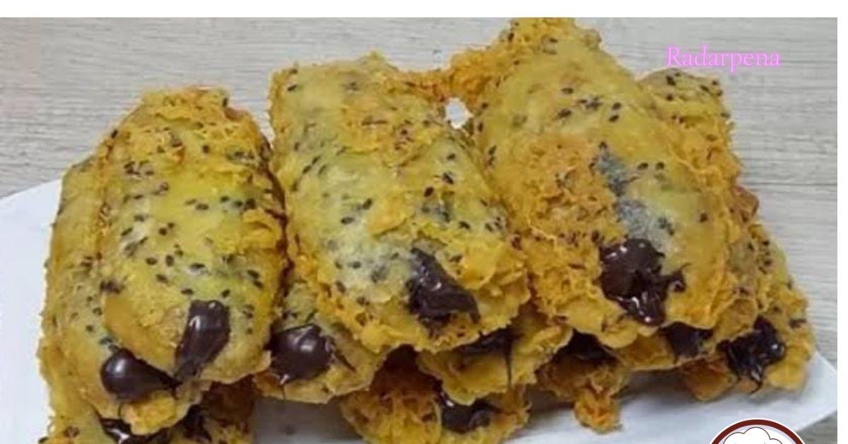 Ide Kreatif!Cara membuat Pisang Kopong Coklat Lumer Sebagai Cemilan Lezat Di Sore Hari