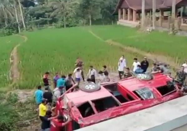 Mobil Rombongan SMK Masuk Jurang, Sopir Jadi Tersangka