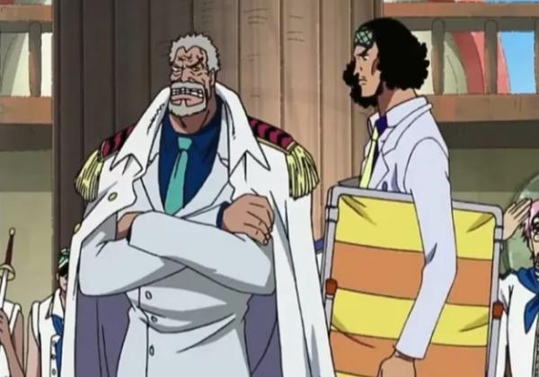  7 Bukti Kedekatan Antara Garp dan Kuzan Sebelum Mereka Bertarung di Hachinosu dalam Anime One Piece