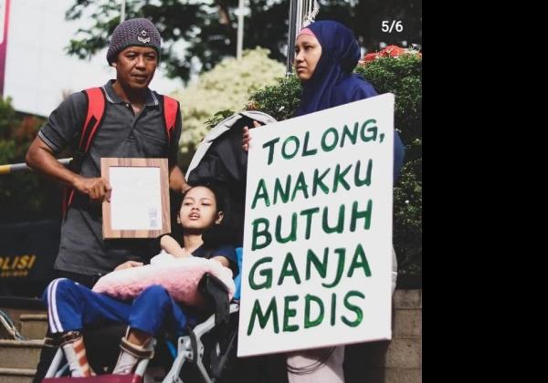 Viral Ibu Bawa Tulisan 'Tolong Anakku Butuh Ganja Medis', Begini Respon Wakil Ketua DPR
