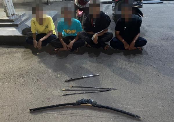 Polisi Tangkap 4 Remaja Tawuran di Bekasi, 1 Busur dan 3 Anak Panah Diamankan 