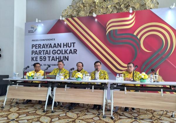 HUT ke-59 Partai Golkar Undang Jokowi dan Ketua Umum Parpol Koalisi Indonesia Maju