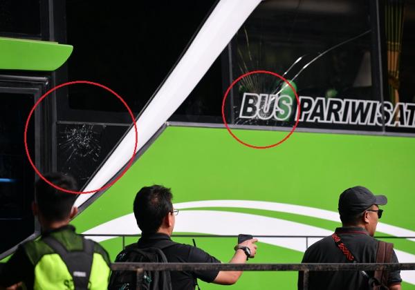 Piala AFF 2022: Begini Penampakan Bus Pasca Dirusak Suporter Indonesia Saat Timnas vs Thailand