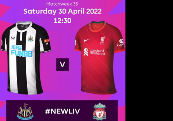 Link Live Streaming  Liga Inggris: Newcastle vs Liverpool