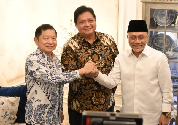 Kompak Banget, Tiga Ketua Parpol KIB Jadi Menteri Jokowi, Airlangga: Membawa Indonesia Keluar dari Jebakan...