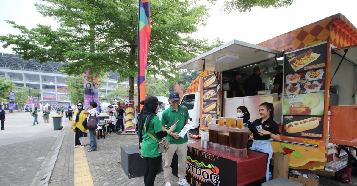 Semarak HUT ke-77, BNI Gandeng 117 UMKM Kuliner Meriahkan BNI Loud Fest 2023