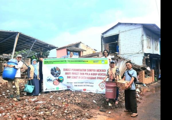 Usahid Ajak Terapkan Hidup Sehat dan Manfaatkan Briket bagi Pengungsi Cianjur