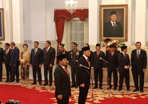 Jokowi Resmi Lantik AHY Sebagai Menteri ATR dan Hadi Tjahjanto jadi Menkopolhukam
