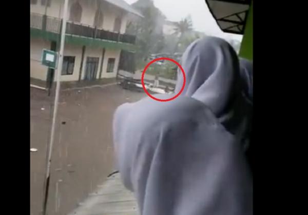 Ternyata Begini Penampakan Tembok MTSN 19 Jakarta Sebelum Roboh Diterjang Banjir