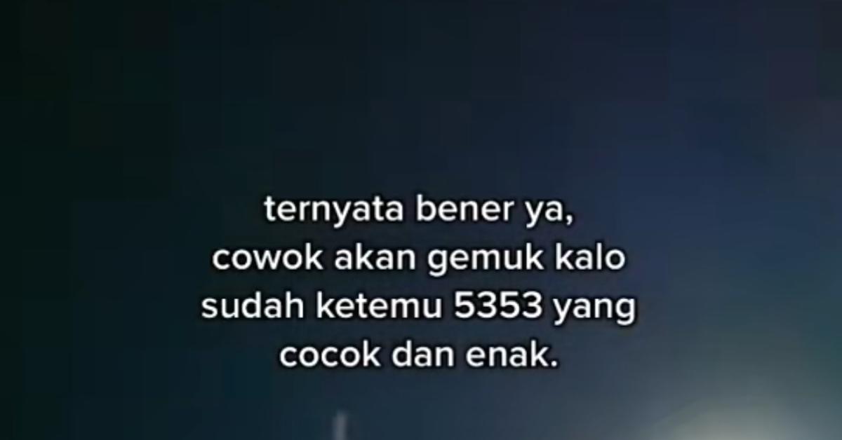 Viral di Tiktok: Cowok Lebih Suka 5353, Ternyata Ini Artinya Dalam Bahasa Gaul