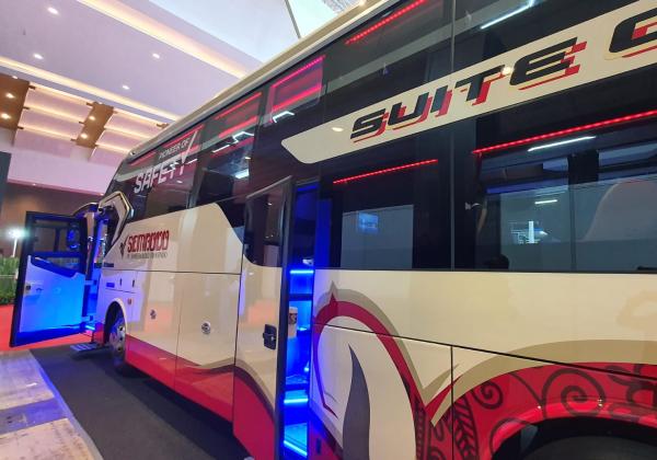 Melihat Kegagahan Legacy SR3 Suite Combi, Bus Mewah Buatan Karoseri Laksana