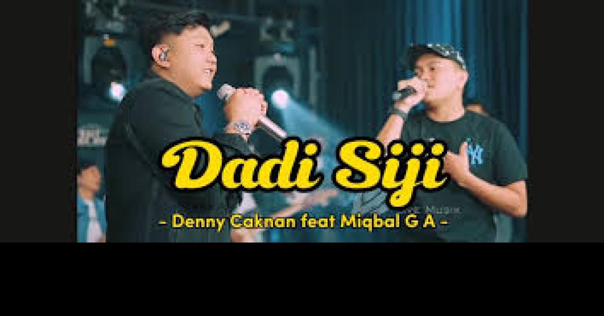  Sobat Ambyar Simak Lirik Lagu Deny Caknan yang berjudul Dadi Siji