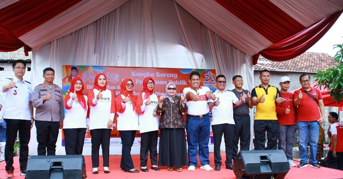 KOBAR Bekasi Selatan Berada di Kelurahan Jakamulya, Plt. Ketua TP PKK Kota Bekasi Ikuti Rangkaian
