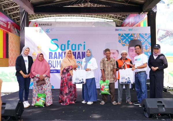 Safari Ramadhan BUMN di Aceh, BSI Adakan Pasar Murah 1.000 Paket Sembako