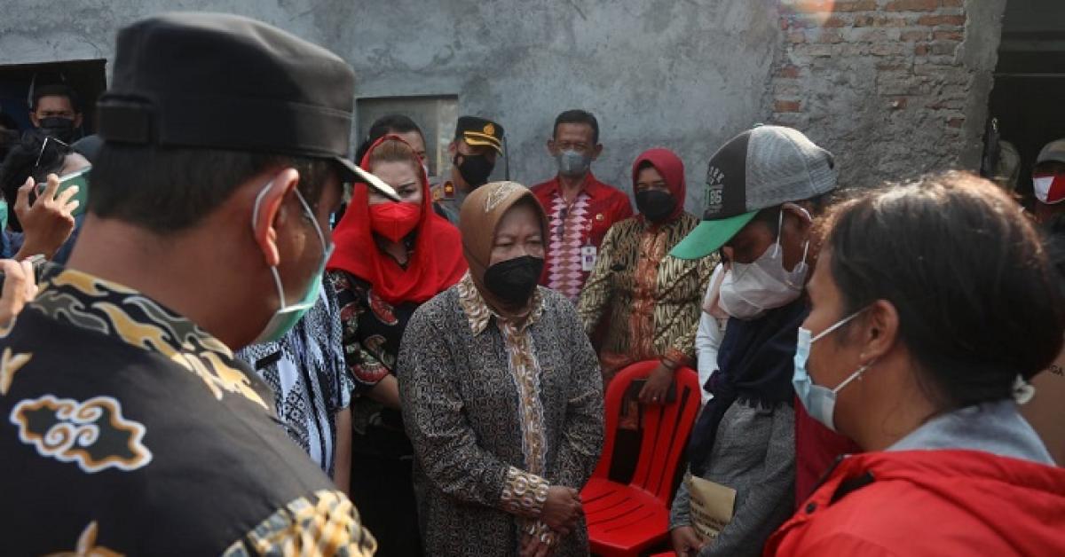 Kunjungi Korban Longsor, Mensos Sampaikan Dua Pesan Penting