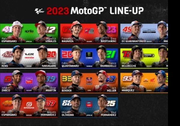 Daftar Pembalap MotoGP 2023, Pol Espargaro Hengkang ke GASGAS dan Marquez Punya Tandem Baru