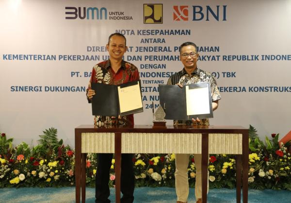 BNI dan Kementerian PUPR Kerja Sama Ciptakan Kartu Multifungsi untuk Pekerja di IKN