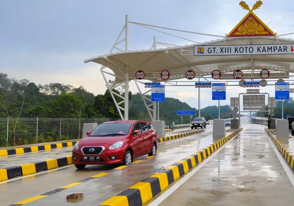 Jalan Tol Fungsional Kelolaan Hutama Karya Buka Konektivitas Dua Provinsi di Sumatra pada Libur Nataru 2023/2024