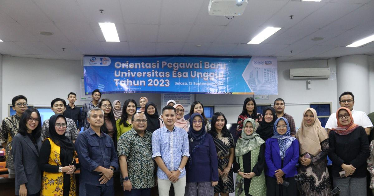 Universitas Esa Unggul Menggelar Orientasi Pegawai Baru di Tahun 2023