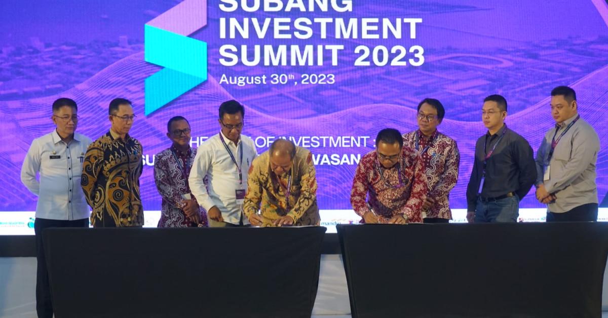 Tjen Jung Sen Group Teken MoU dengan BUMD Pemkab Subang