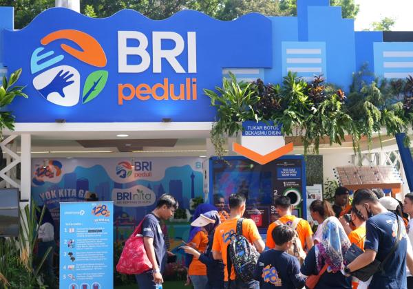 Rayakan HUT Ke-128 Di GBK, BRI Peduli Pilah & Kelola 5,5 Ton Sampah