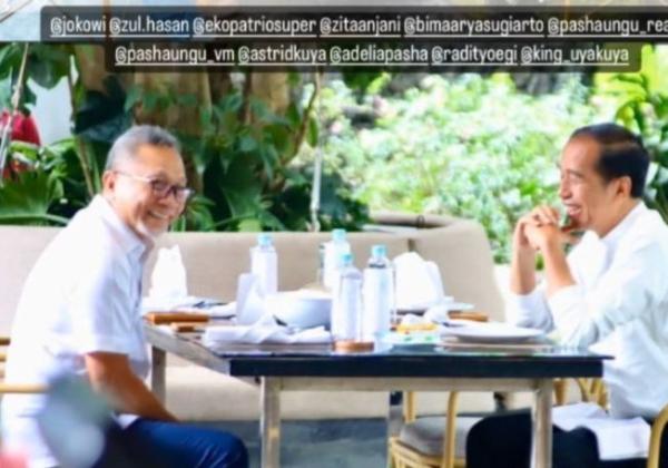 Makan Siang Bareng Jokowi di Bogor, Zulhas: Bahas Pasangan Prabowo-Gibran yang Dapat Sambutan Luar Biasa