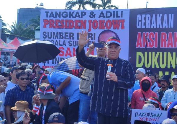 Din Syamsudin Pimpin Demo Desak DPR Gunakan Hak Angket