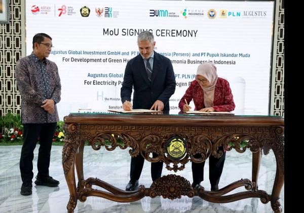 Teken MoU, PLN Siap Pasok Kawasan Industri untuk Pengembangan Green Hydrogen dan Green Ammonia