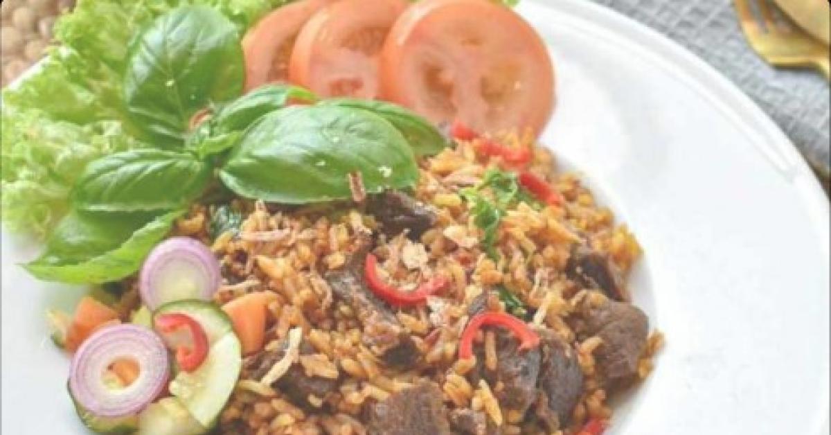 Resep Hari Ini : Membuat Nasi Goreng Kambing Yang Enak Dan Gurih, Yuk Coba!