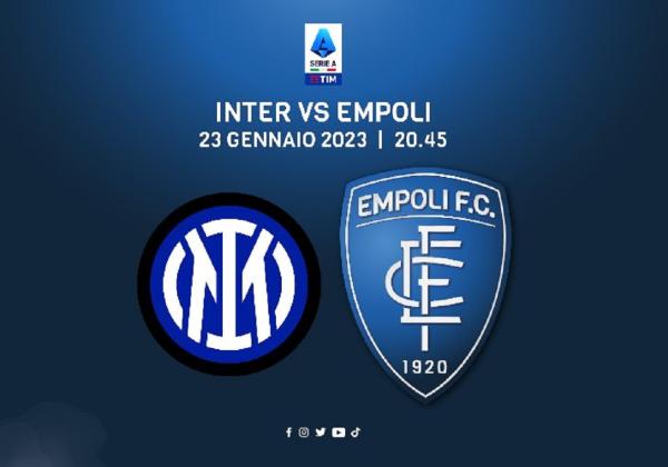Link Live Streaming Liga Italia 2022/2023: Inter Milan vs Empoli
