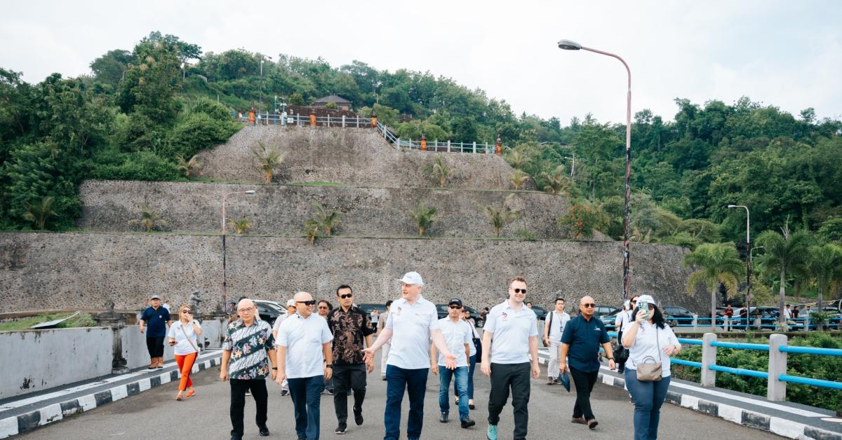 Menteri Keamanan Energi dan Net Zero Inggris Kunjungi PLTM Titab Milik Brantas Energi, Anak Usaha Brantas Abipraya