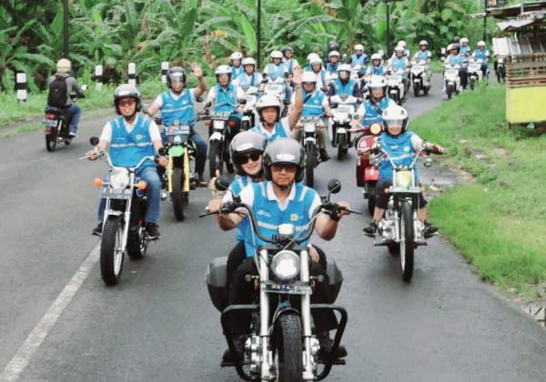 Kenalkan Gaya Hidup Ramah Lingkungan, Jajaran PLN Konvoi Motor Listrik di Yogyakarta
