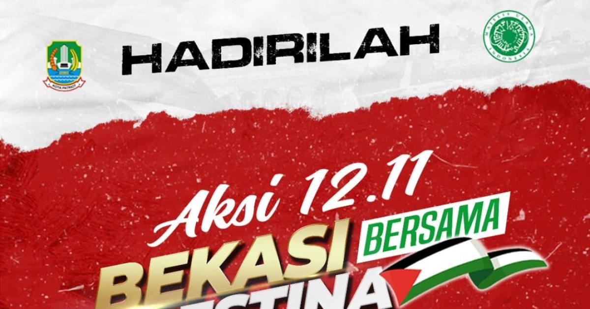 Bekasi Bersama Palestina, Ketua DPRD Ajak Warga Ikut Andi