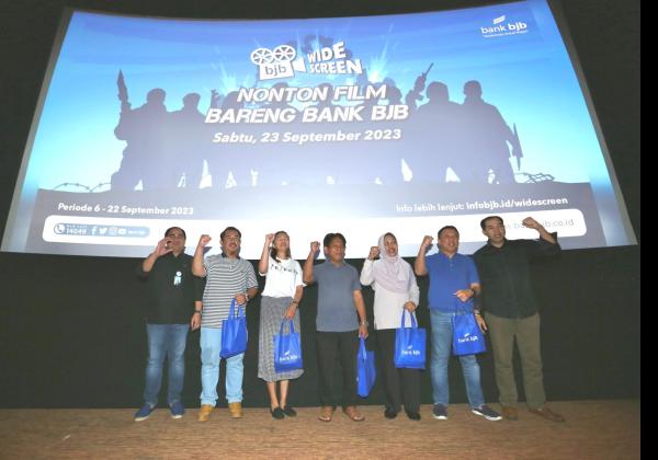 bjb WideScreen Expendables 4 di Gandaria City Jakarta Disambut Meriah Nasabah bank bjb