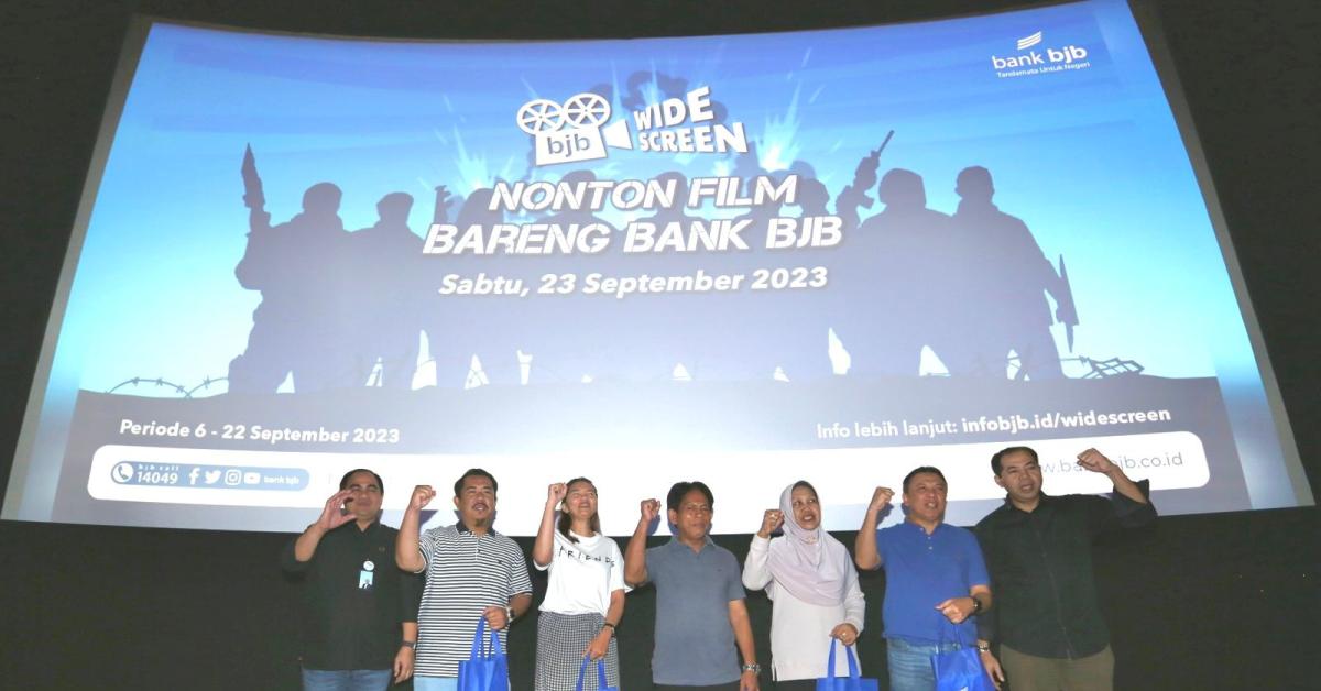 bjb WideScreen Expendables 4 di Gandaria City Jakarta Disambut Meriah Nasabah bank bjb