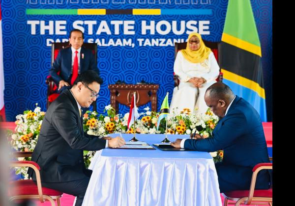 Hadir Dalam Kunjungan Presiden RI ke Tanzania, MIND ID Sepakati MOU dengan STAMICO