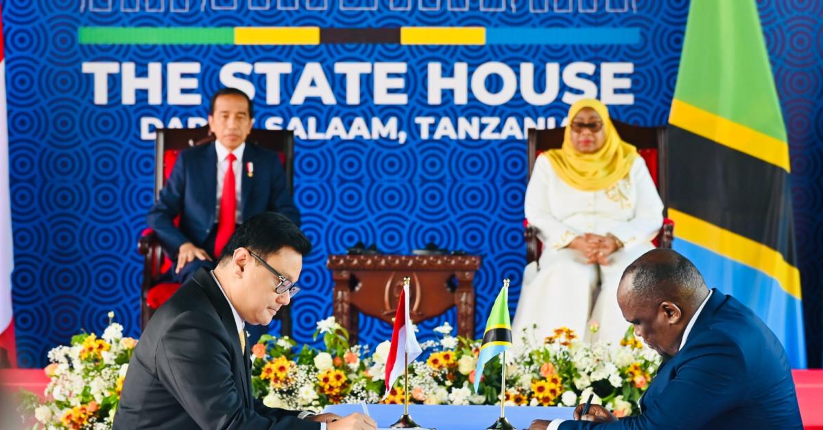 Hadir Dalam Kunjungan Presiden RI ke Tanzania, MIND ID Sepakati MOU dengan STAMICO