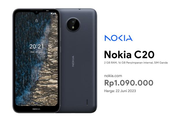 5 HP Nokia Terbaru 2023, Budget Rp 1 Jutaan Sampai Rp 2 Jutaan