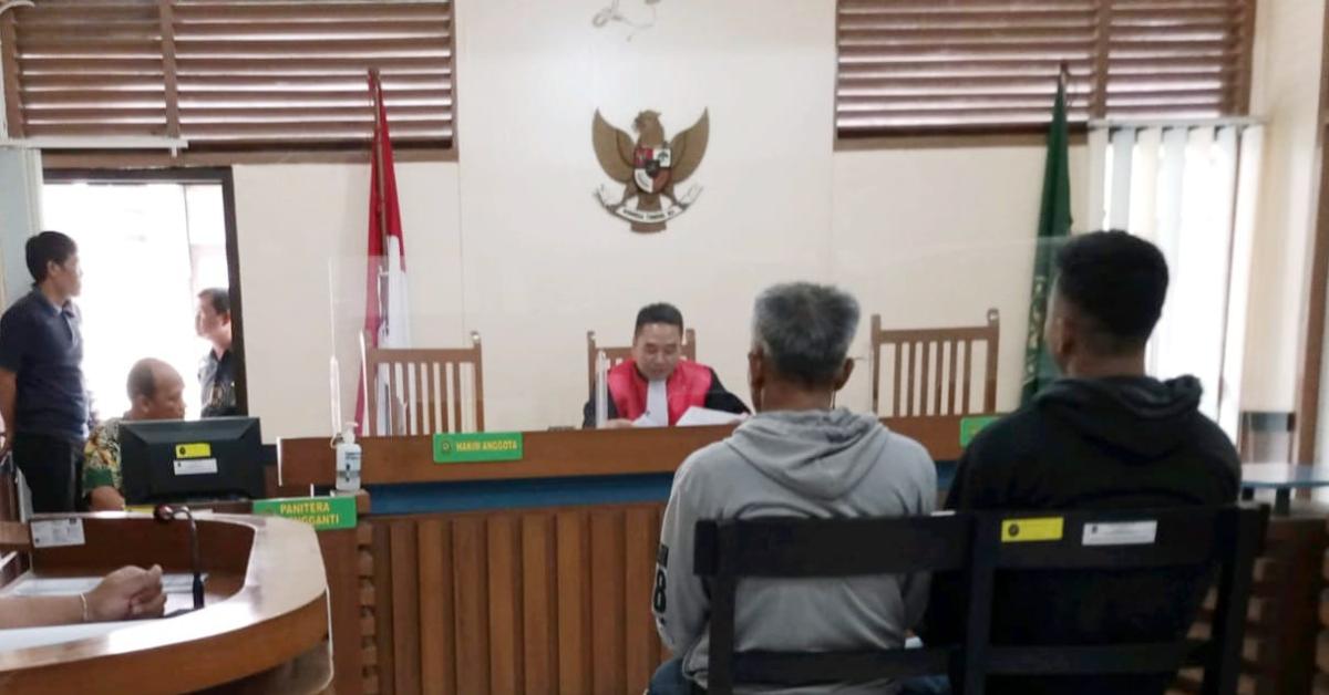 Dua Penjual Minol Disidang Yustisi 
