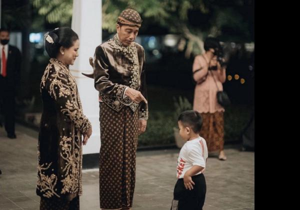 Bobby Unggah Foto Jokowi Nasehati Cucunya: Nahyan Jangan Ganggu Kak Kaesang Malam Jumat