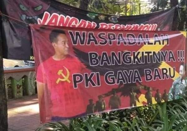 Spanduk Panglima TNI dengan Logo PKI Viral, Eggi Sudjana Bakal Gugat Jenderal Andika Perkasa