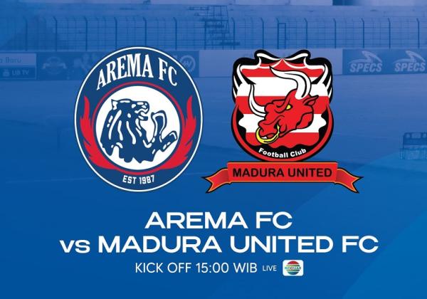 Link Live Streaming BRI Liga 1 2022/2023: Arema FC versus Madura United