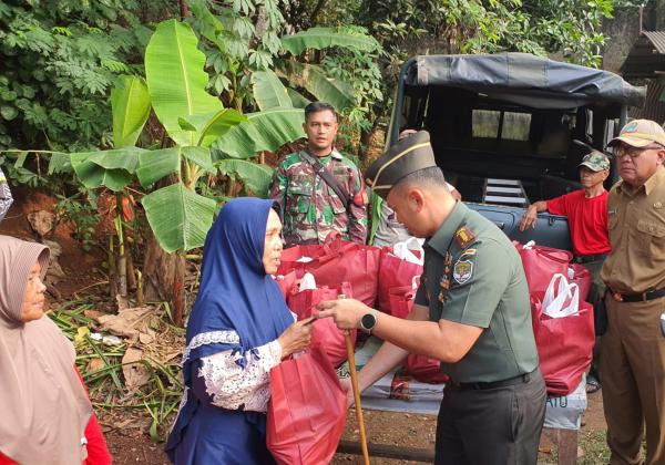 Usai Ledakan Gudang Peluru Kodam Jaya, Kodim 0507 Bekasi Kirim Bantuan ke Warga Terdampak