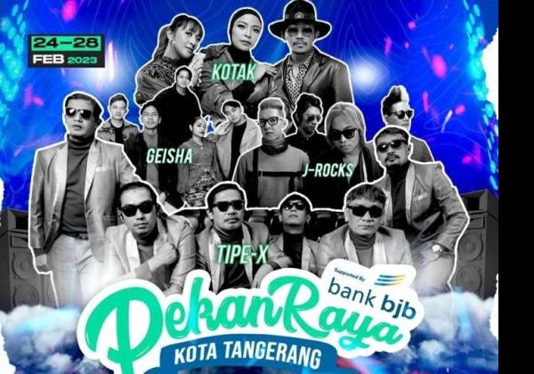 Sederet Grup Band Terkenal Bakal Tampil di Pekan Raya Kota Tangerang, Catat Jadwalnya Jangan Sampe Ketinggalan